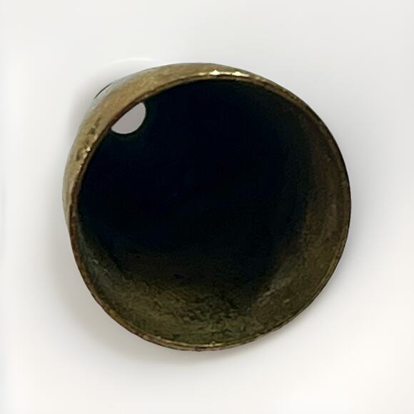 Vintage 10K Yellow Gold Filled Pendant Charm Cheerleader Mega Phone - Signed - Picture 6 of 8